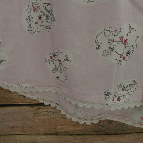 GAP Body Hearts and Flowers Summer Sleep Shorts M - Picture 5 of 16